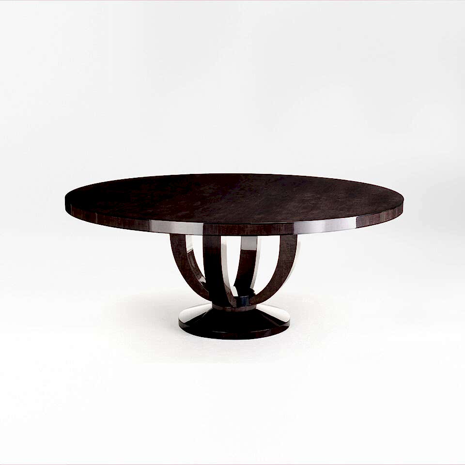 Round Cranston Table on a grey background