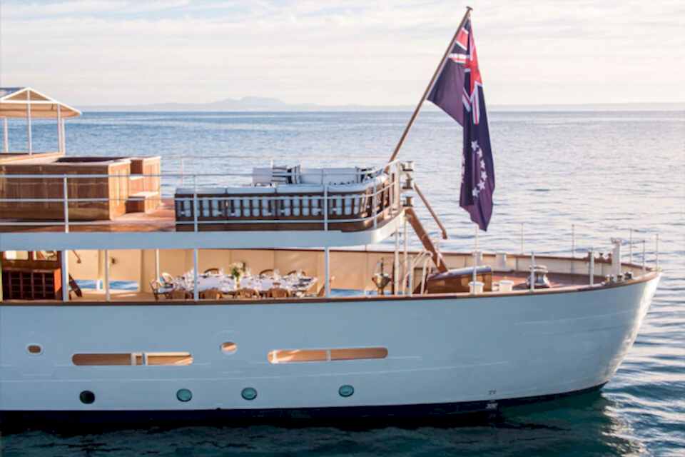 Superyacht Marala - liquid metal furniture