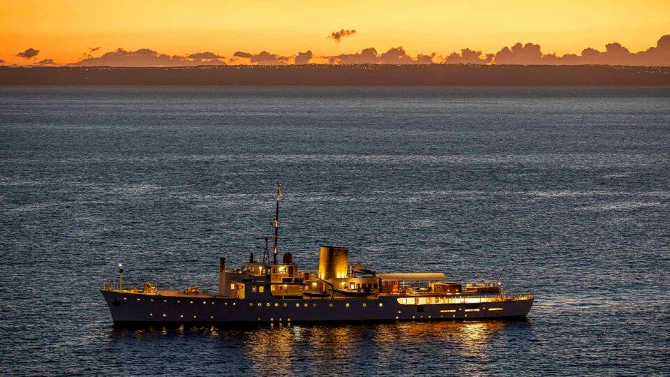 DAVIDSON London | A Historical Superyacht. Interior Design by Muza Lab. Photography by Richard James Taylor and Stuart Pearce - liquid metal furniture