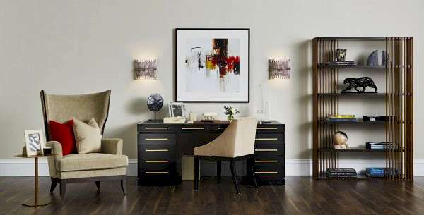 simple luxury modern home office design ideal for a work-from-home lifestyle.