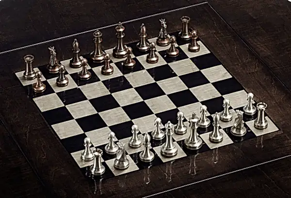Luxury chess table for drawing room furniture.